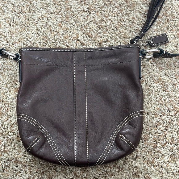 Coach small brown leather purse EUC - Picture 1 of 6